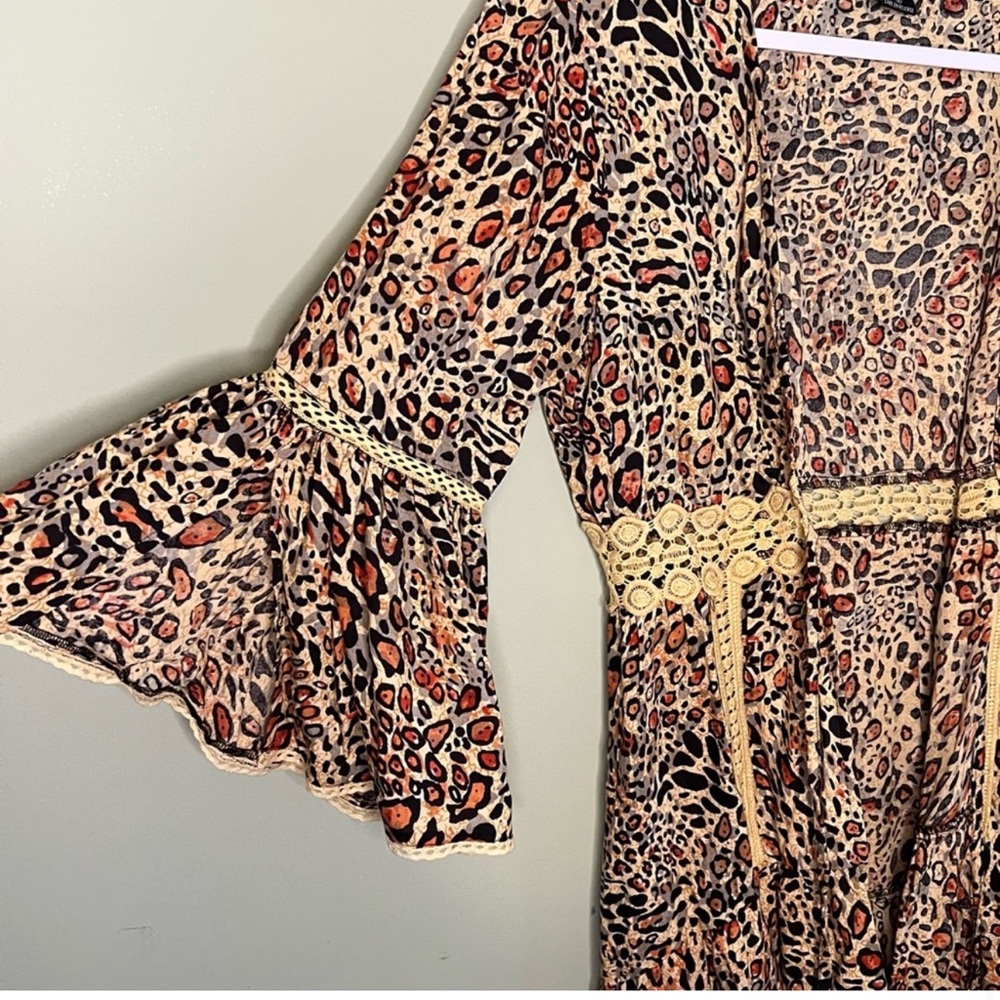 Angie Leopard Print Kimono